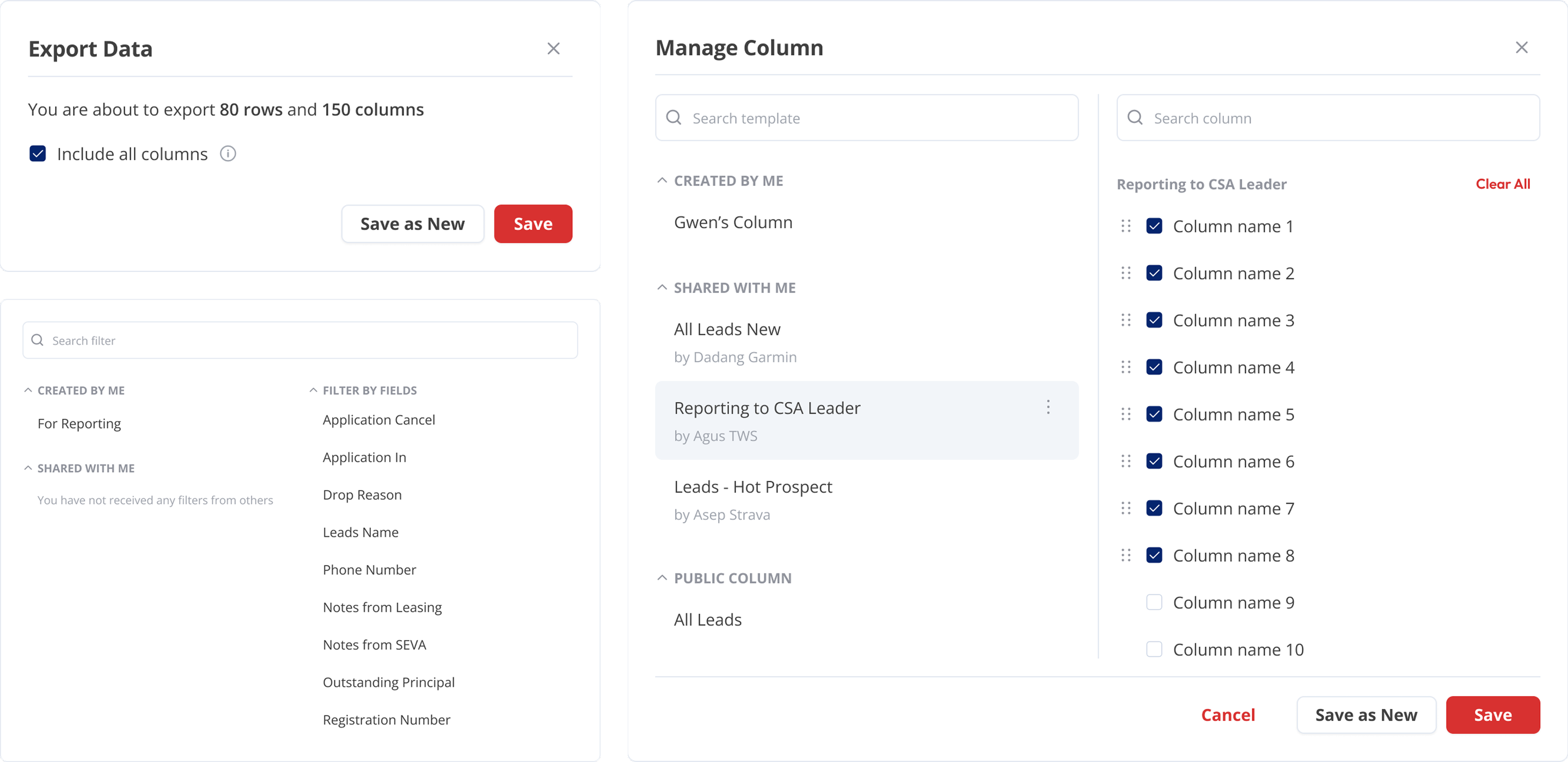 Filter, Column, and Export: Why do they matter for stakeholders?